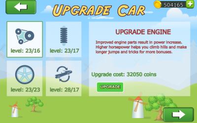 Up Hill Racing: Hill Climb [ВЗЛОМ: Много денег] v1.04 скриншот 4
