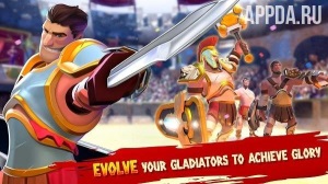 Gladiator Heroes Мод (Скорость Клика)