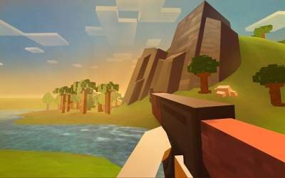 Guns of Pixel 3D Pocket Edition скриншот 1