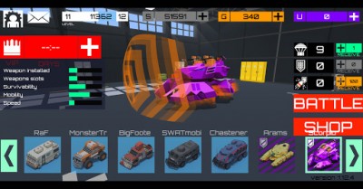 CARS GUNS: кроссаут королевская битва машины войны screenshot №1