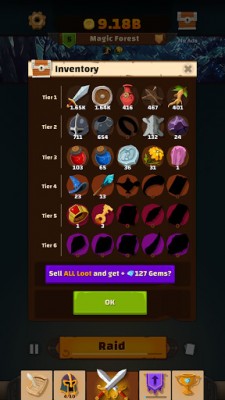 Idle Raids of the Dice Heroes screenshot №6