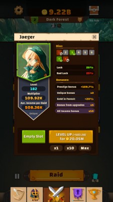 Idle Raids of the Dice Heroes screenshot №5