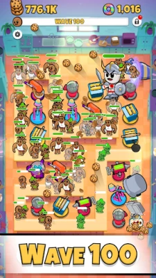 Cookies TD - Idle TD Endless Idle Tower Defense (ВЗЛОМ, много денег) screenshot №3