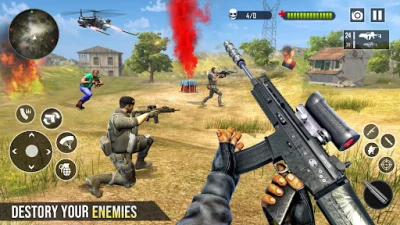 US Counter Attack FPS Gun Strike Shooting Games (ВЗЛОМ, много денег) screenshot №2