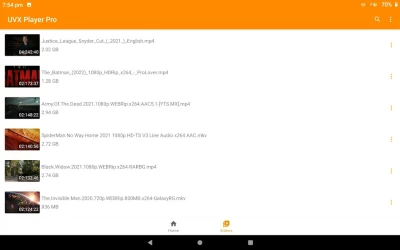 UVX Player Pro screen 6