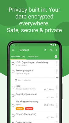 Tasks: to do list & tasks sceen 3