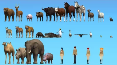 Animal School Simulator. girls screenshot №2