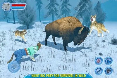 арктический волк сим 3d screenshot №5