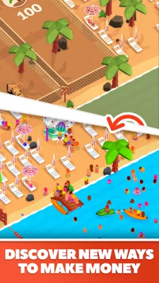 Beach Club Tycoon : Idle Game screenshot №2