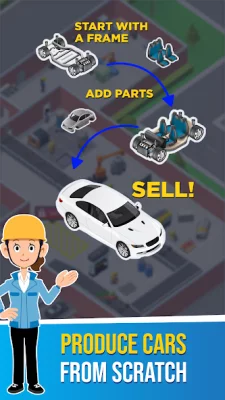 Car Factory - AI Tycoon Sim screenshot №3