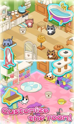 Cat Room - Cute Cat Games screenshot №5