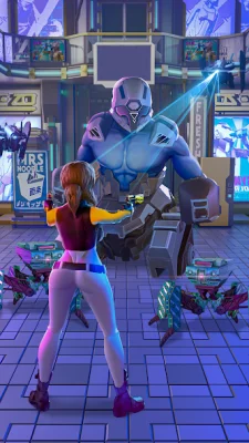 Cyberpunk Hero киберпанк экшен screenshot №2