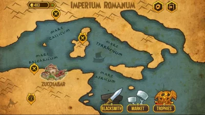 Gods of Arena: Стратегия screenshot №7