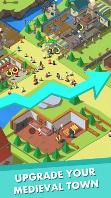Idle Medieval Town - Tycoon screenshot №3