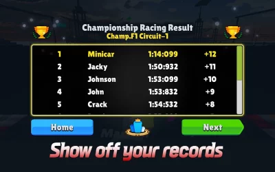 Minicar Drift : Minicar Racing screenshot №7