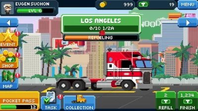 Pocket Trucks Route Evolution screen 1