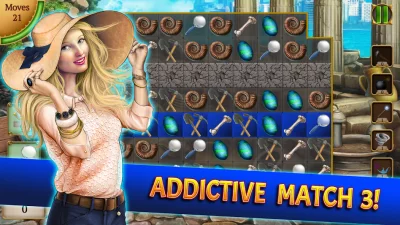Relic Match 3: Mystery Society screenshot №2