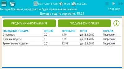 Симулятор Президента Lite screenshot №6