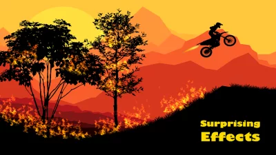 Sunset Bike Racer - Motocross screenshot №6