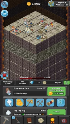 Tap Tap Dig: Idle Clicker Game screenshot №6