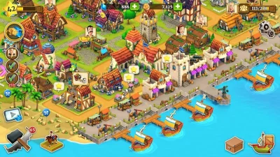 Town Village Ферма Строить screenshot №6