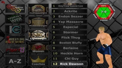 Weekend Warriors MMA screenshot №3