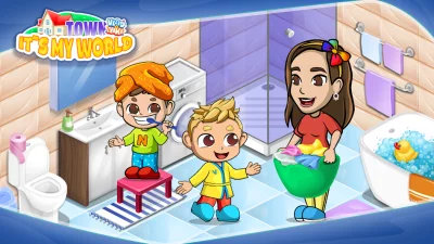 Vlad&Niki Town. It's my World screen 1