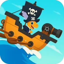 Динозаврик-Пират — игры для детей