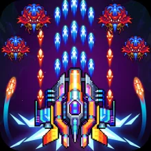 Galaxiga Arcade Shooting Game (ВЗЛОМ Много Денег/Гемов/Энергии)