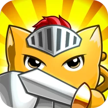 Meowar - PvP Cat Merge Defense TD (МОД, много денег) - Иконка